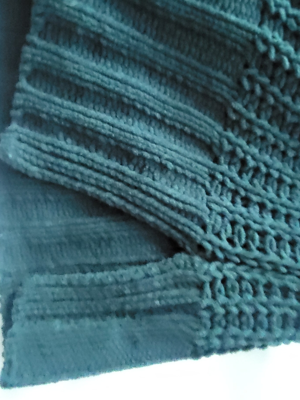 American Eagle Oversized Waffle Open-Knit Crewneck Sweater - Size S